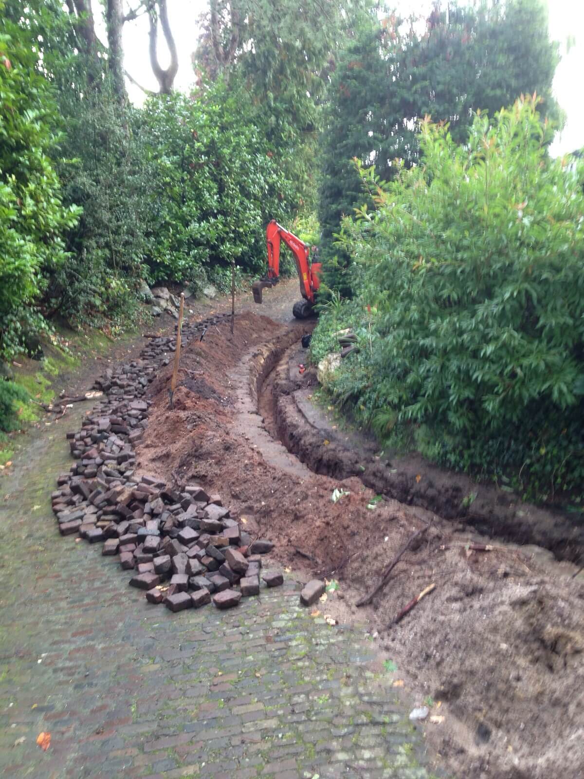 geul graven graafmachine henk van vulpen